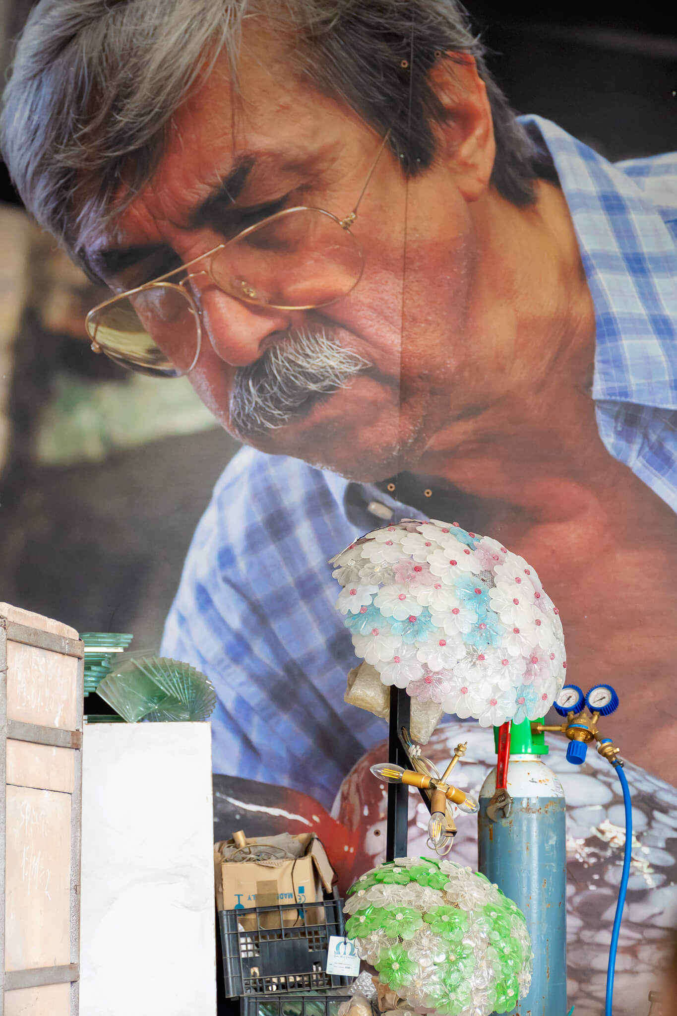 Gino Mazzuccato Murano Glass Blowing Demonstration Italy