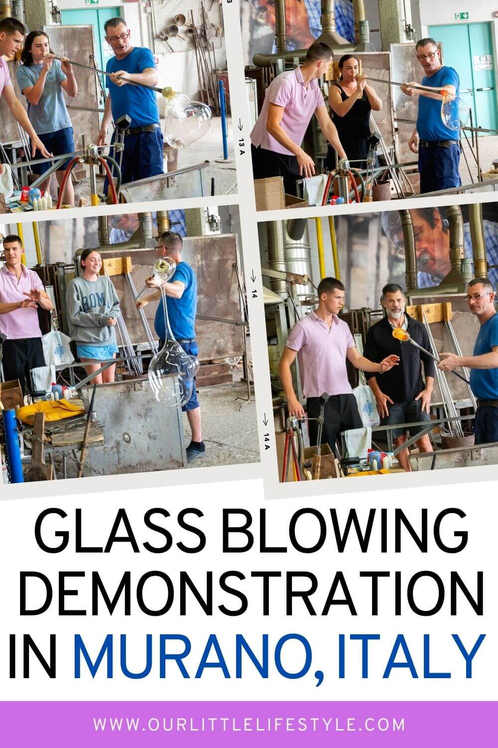 Murano Glass Making Family Tour