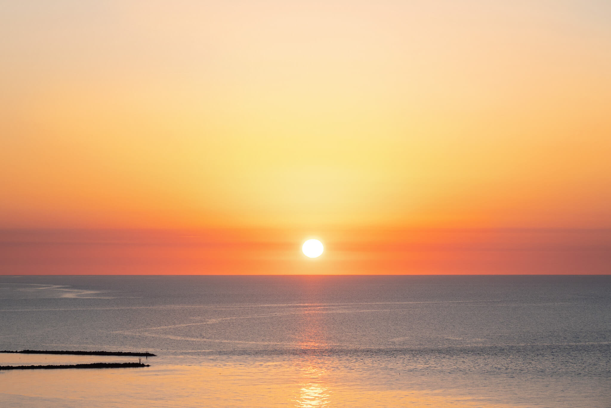 sunset at the Alabama Beaches in the Fall Gulf Shores Orange Beach