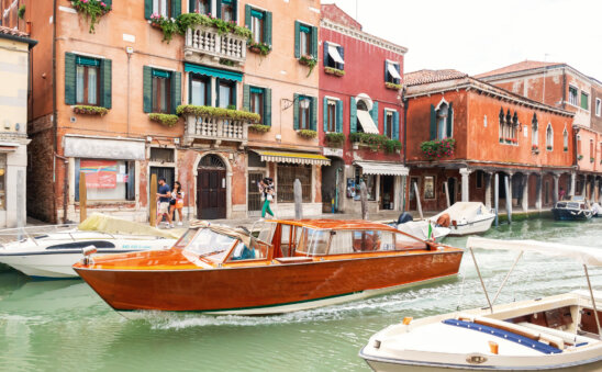 Murano Italy Boat in the Canals