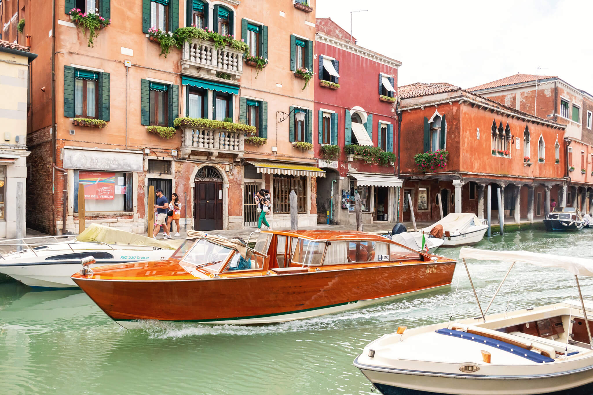 Murano Italy Boat in the Canals