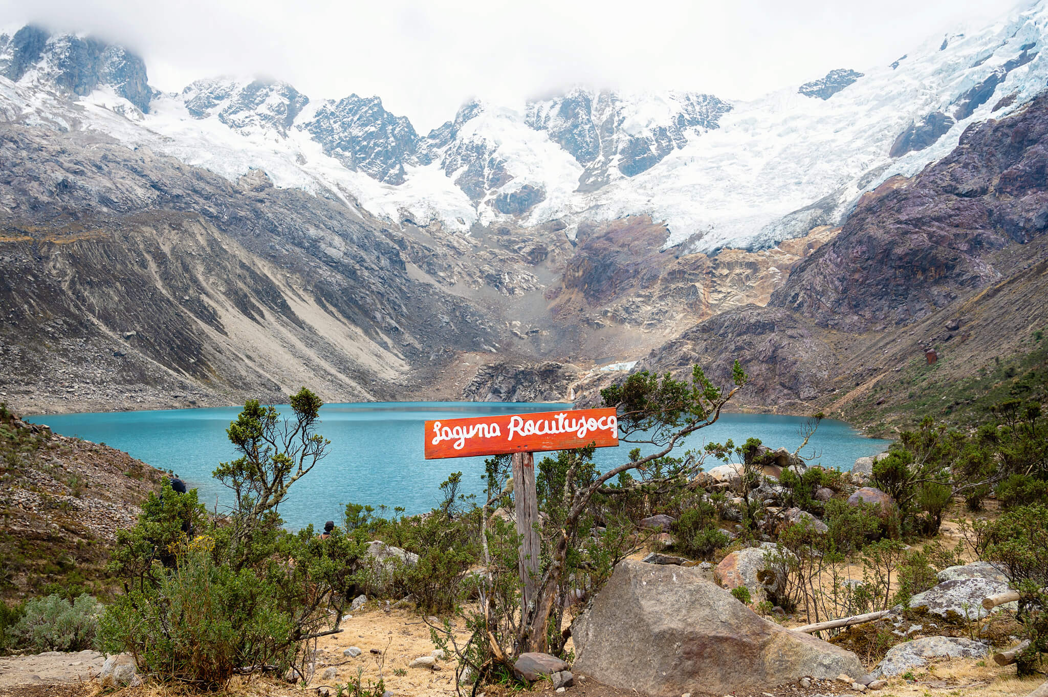 Frozen Lagoon Near Carhuaz Peru