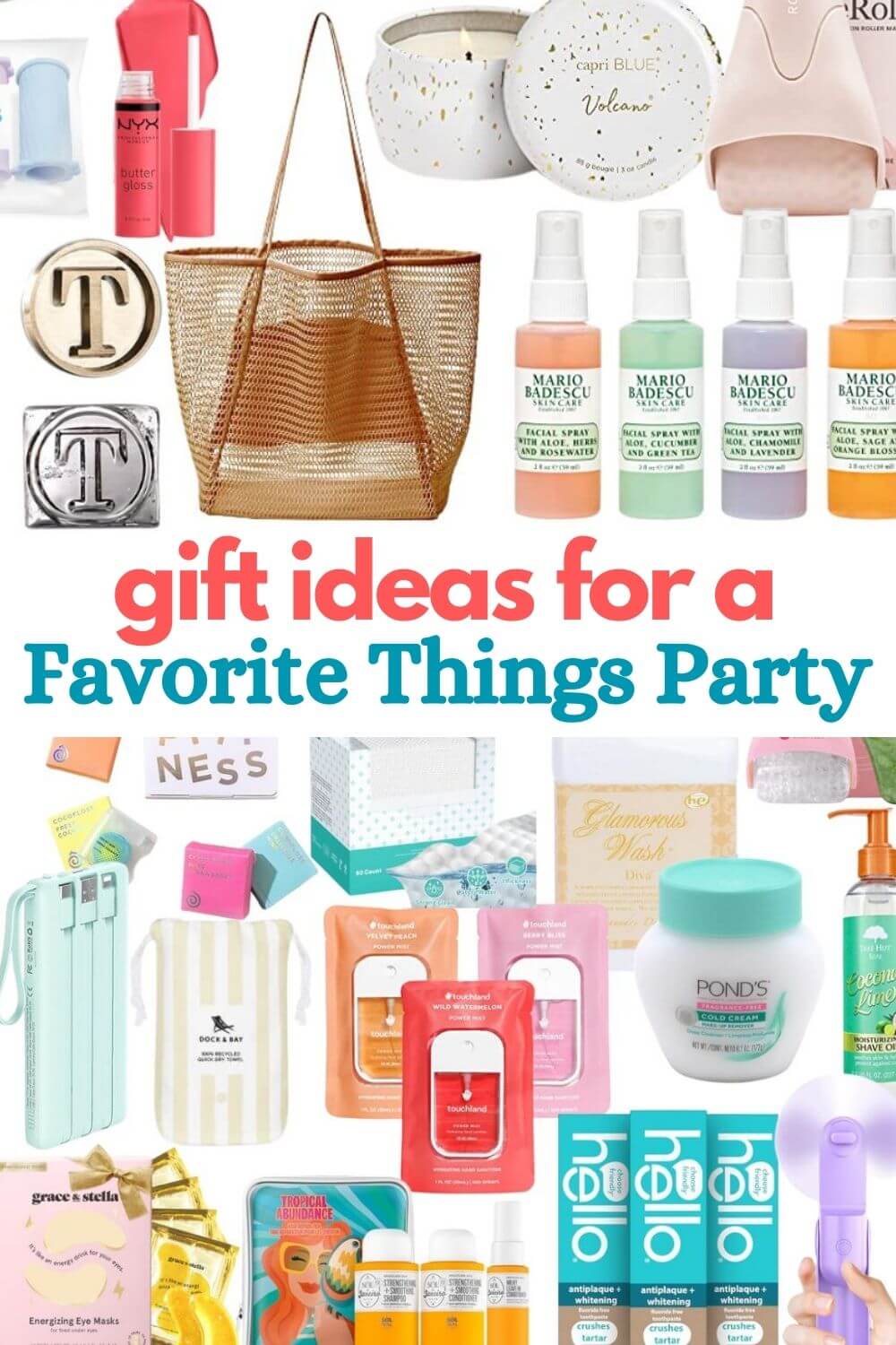 Gift Ideas For a Favorite Things Party