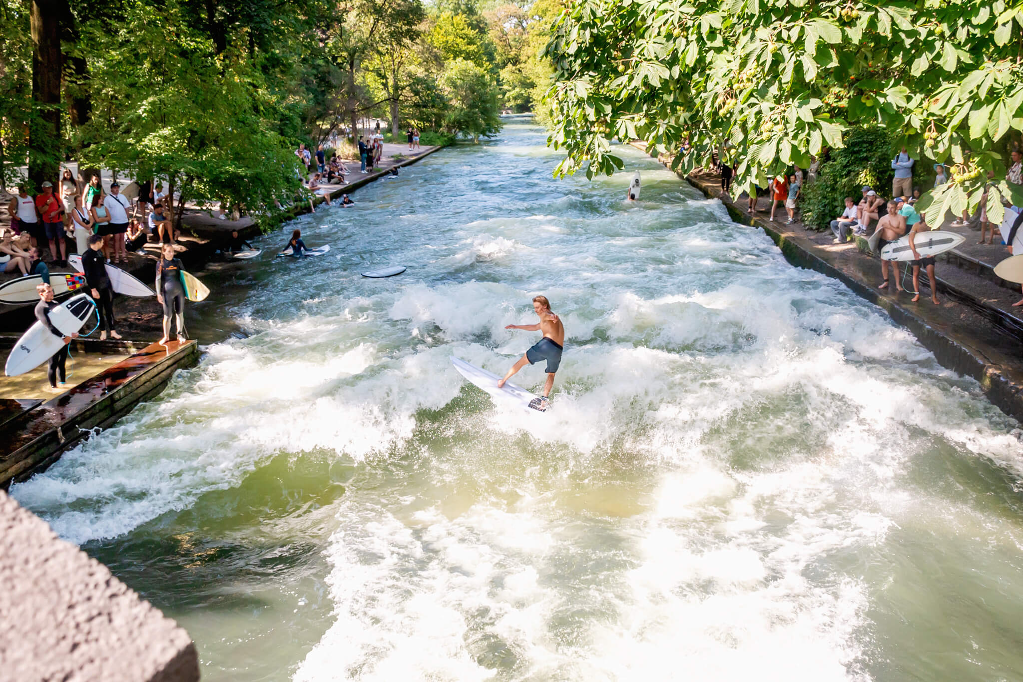 Munich River Surfing