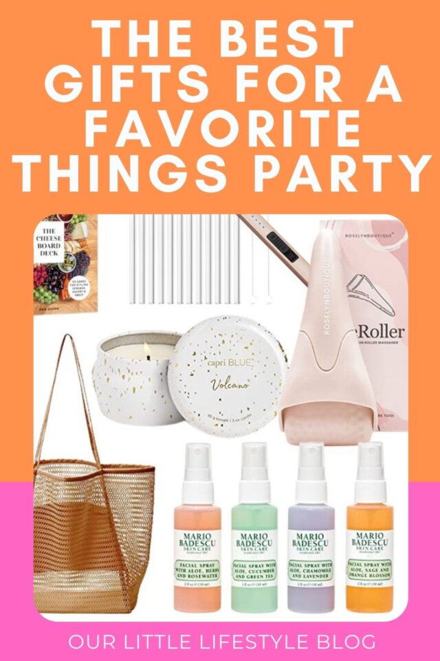 Favorite Things Party Gift Ideas + How To Host One