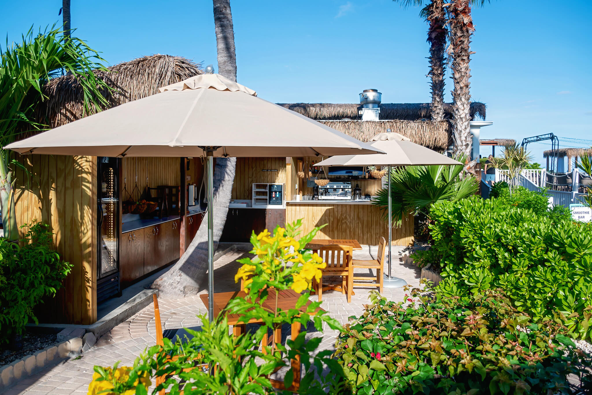 Smoothie bar at Alexandra Resort Turks and Caicos Collection