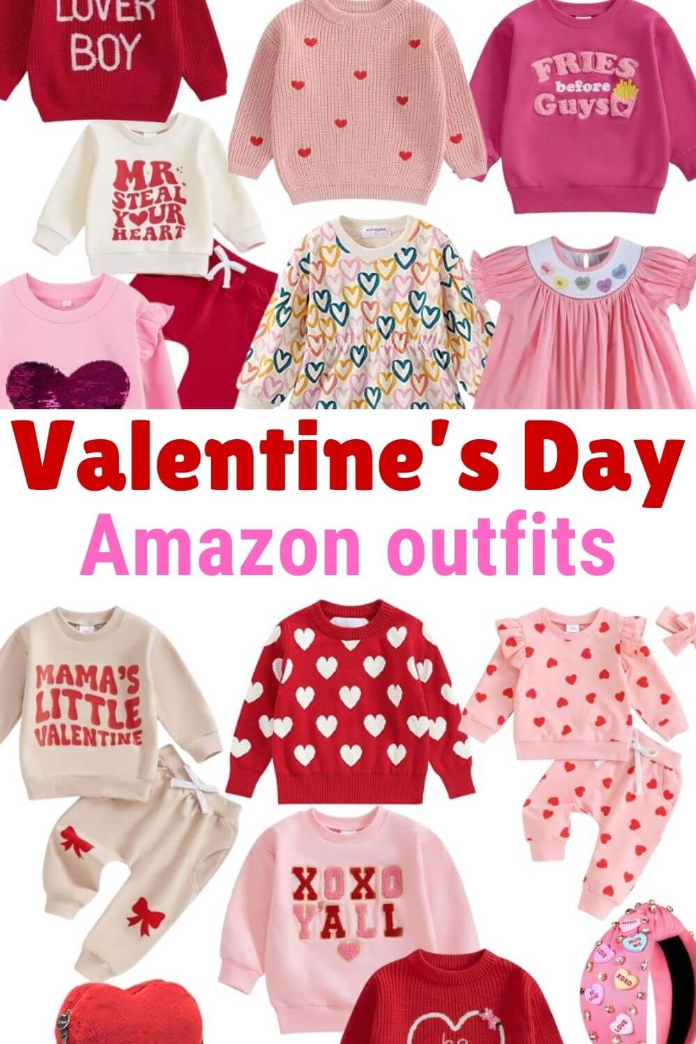 Amazon Outfits for Kids Valentines 2025