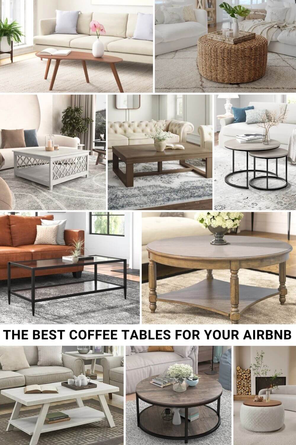 Airbnb Coffee Tables on Wayfair Guide With Photos of coffee tables