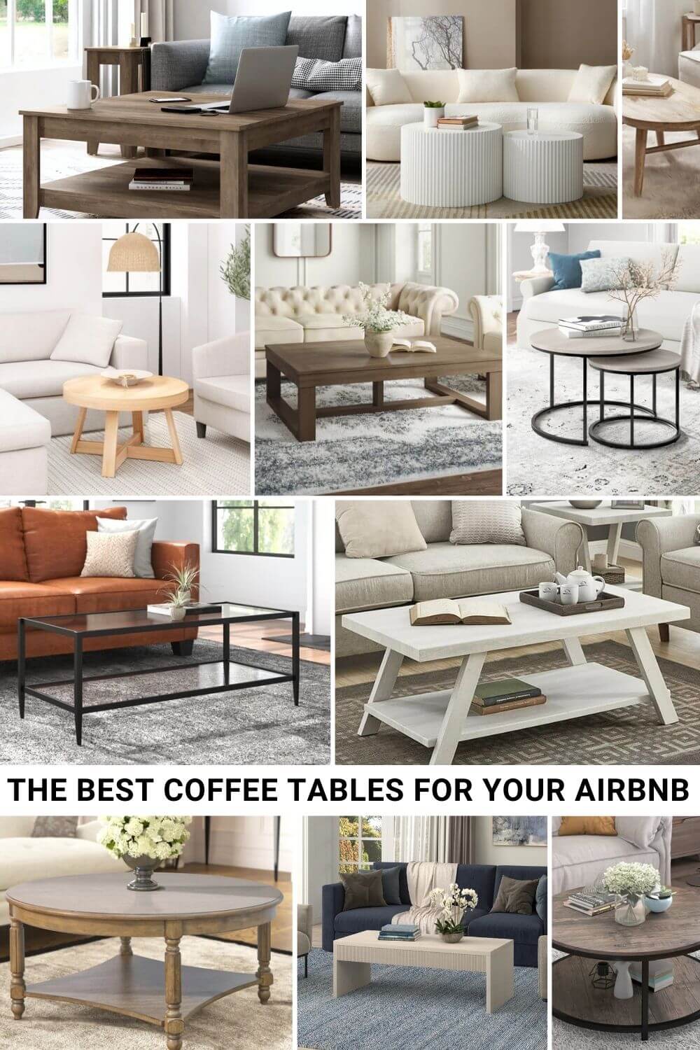 Airbnb Coffee Tables on Wayfair Sales