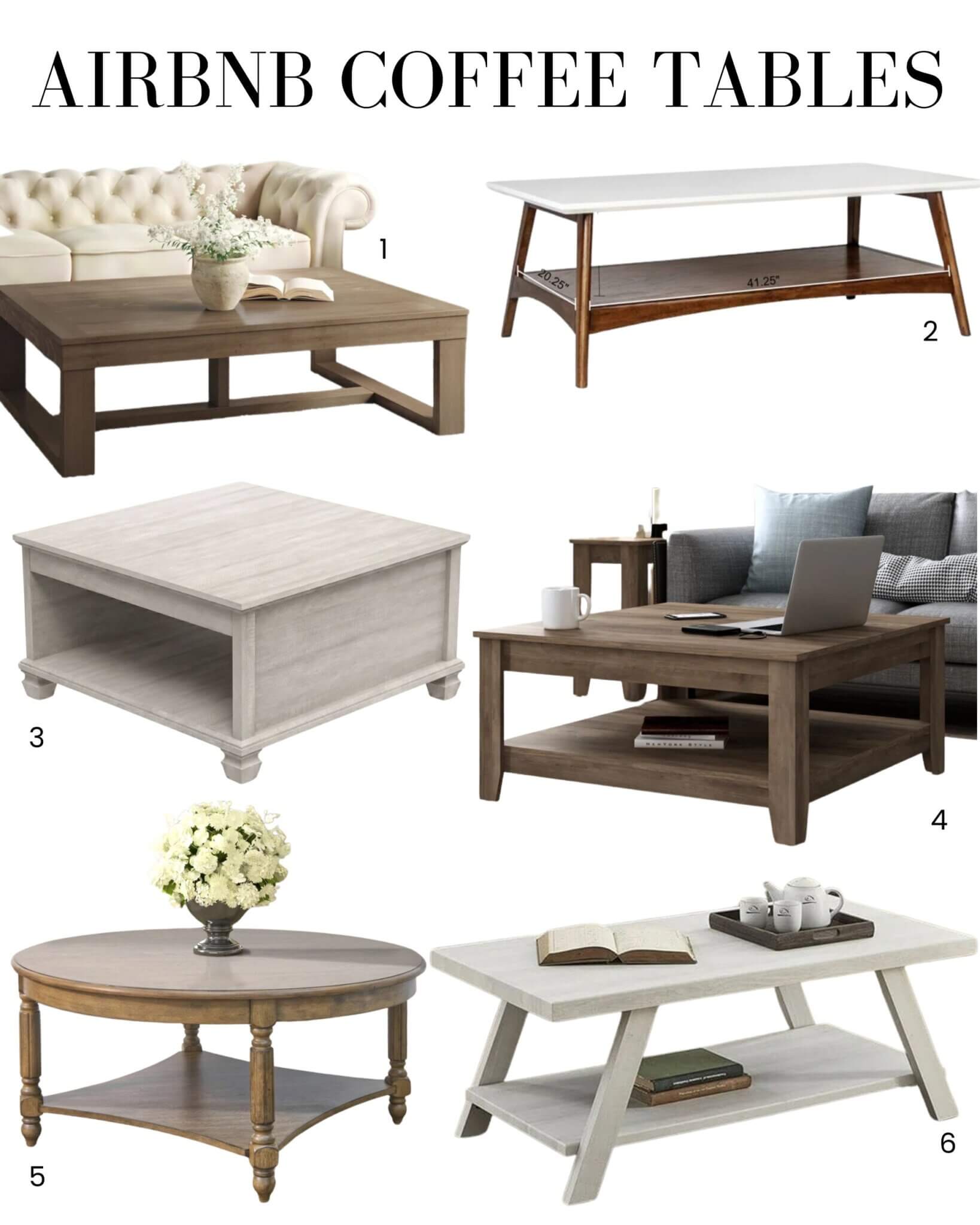 Best Airbnb Coffee Tables Wayfair List