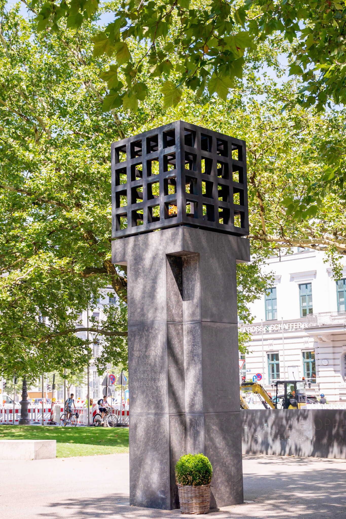 Munich Eternal Flame at our third Reich Walking Tour in Munich Germany 