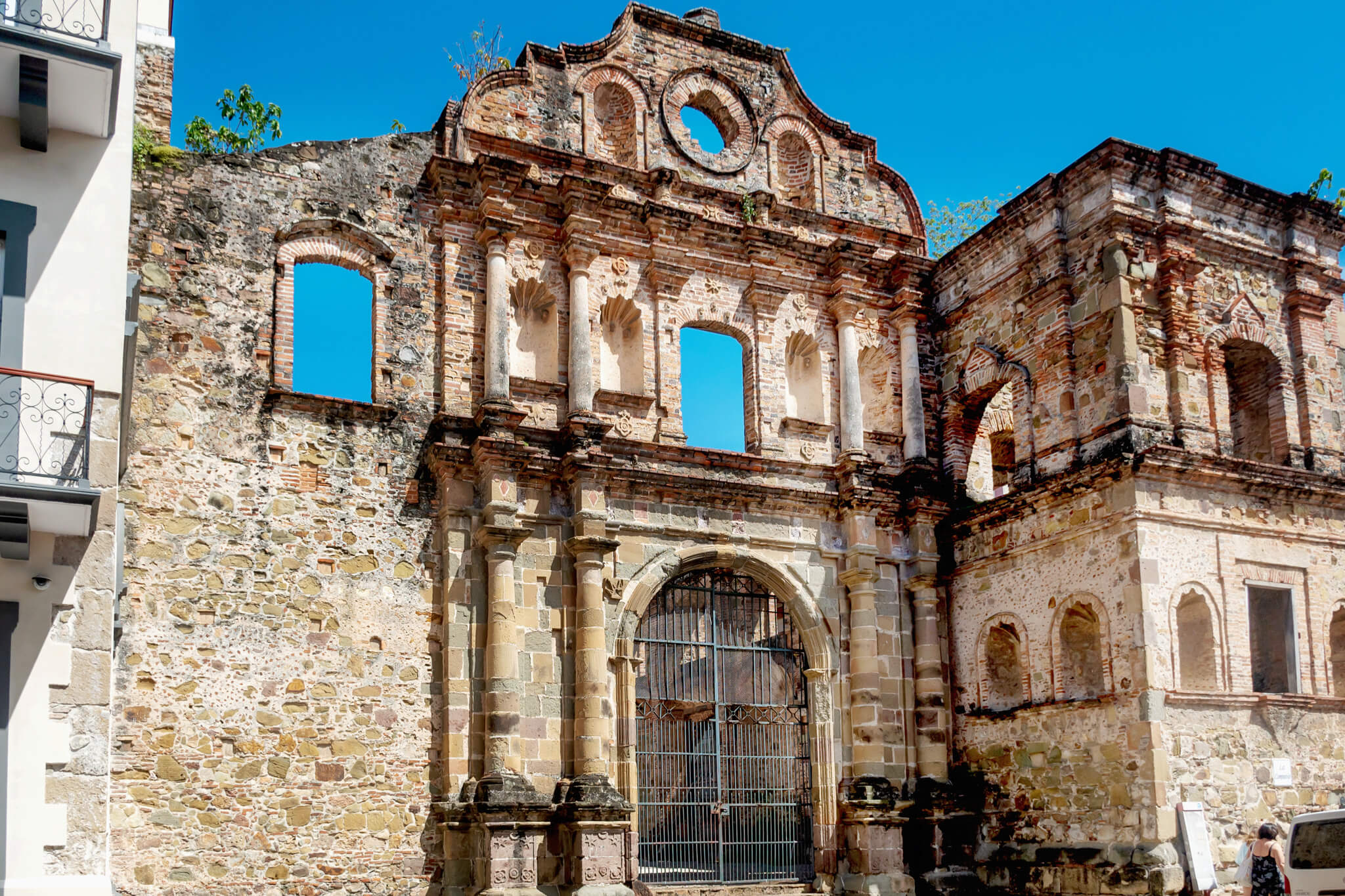 Old Buildings in Casco Viejo Panama City Old Town