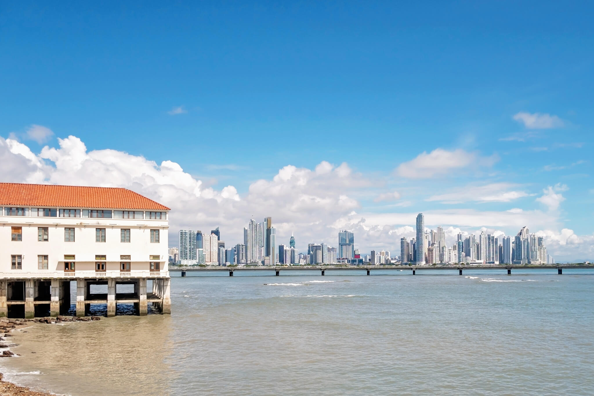 View from Casco Viejo Panama City Old Town