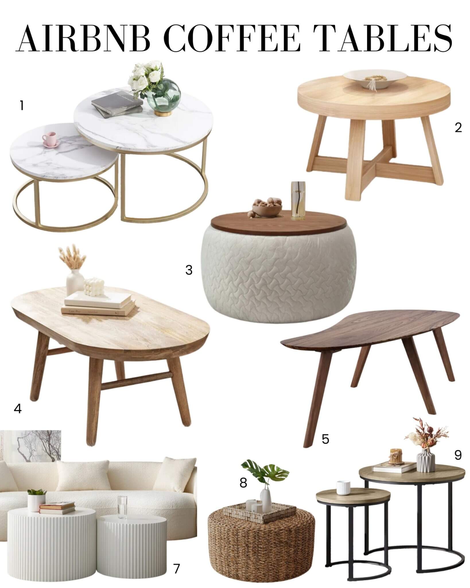 Small Space Airbnb Coffee Tables Wayfair List
