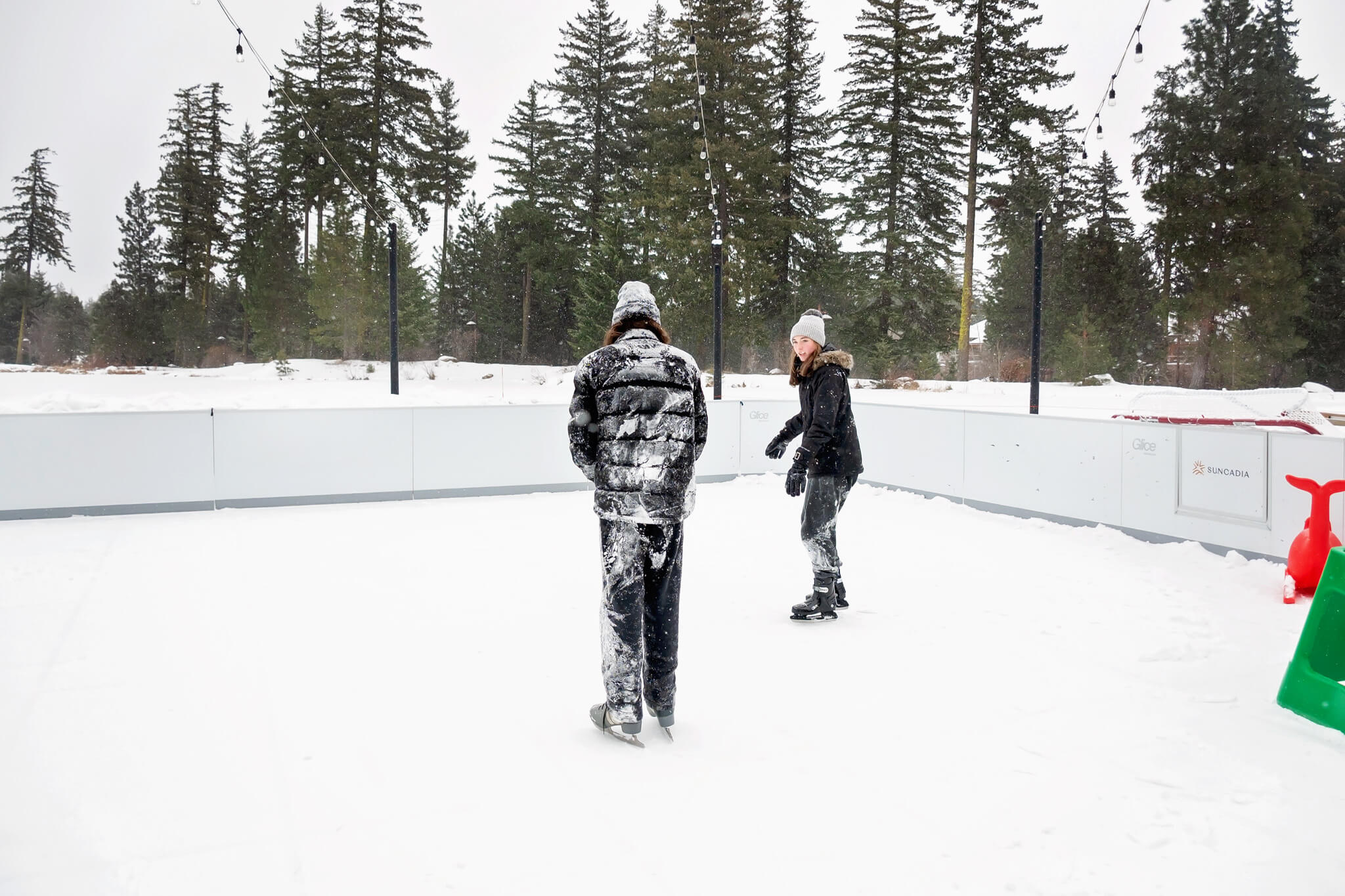 Glice Skating at Suncadia Resort