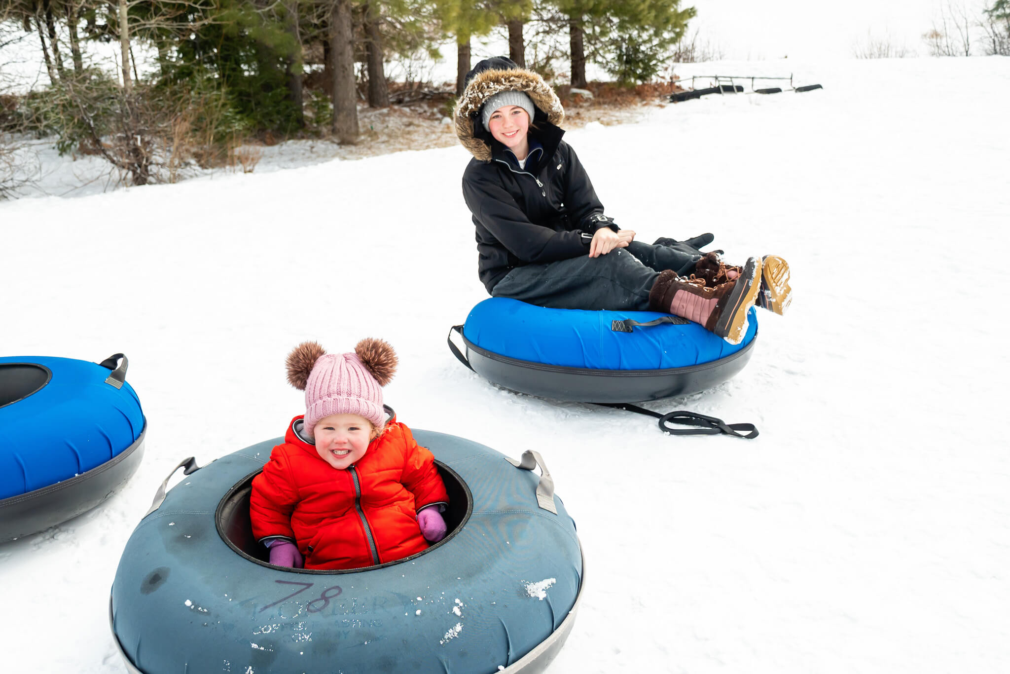 Tubing at Suncadia Resort Winter