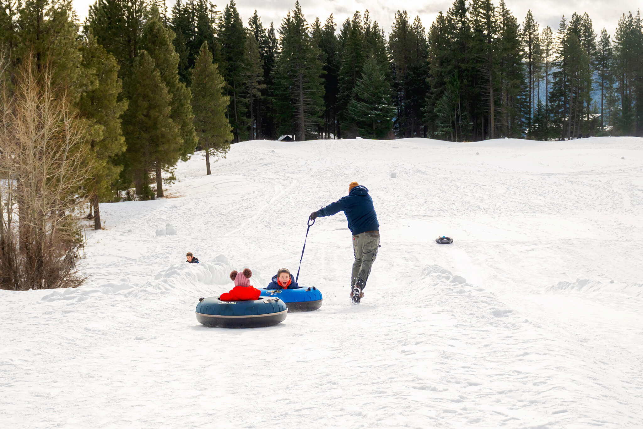 Tubing at Suncadia Resort Winter