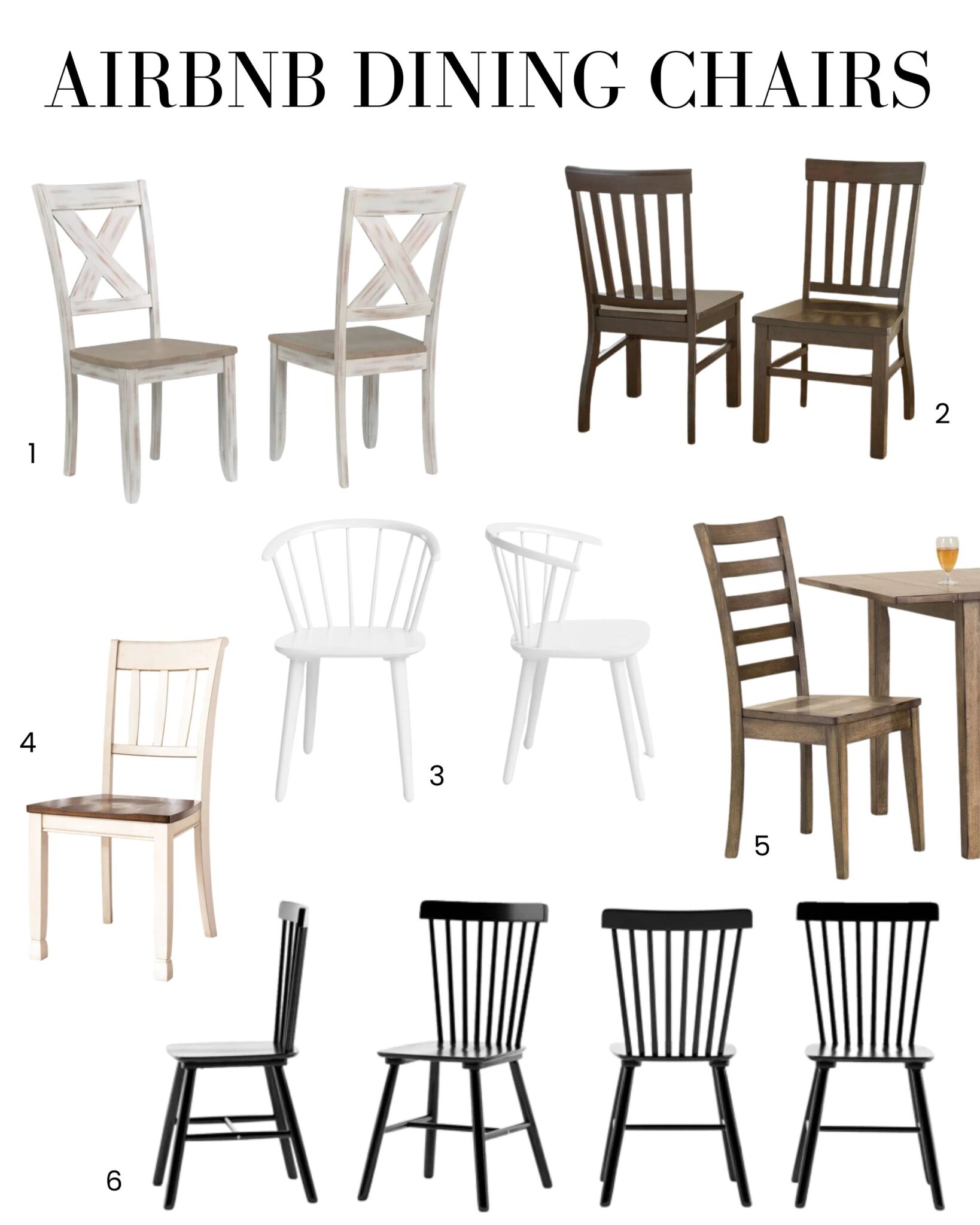 Airbnb Dining Chairs