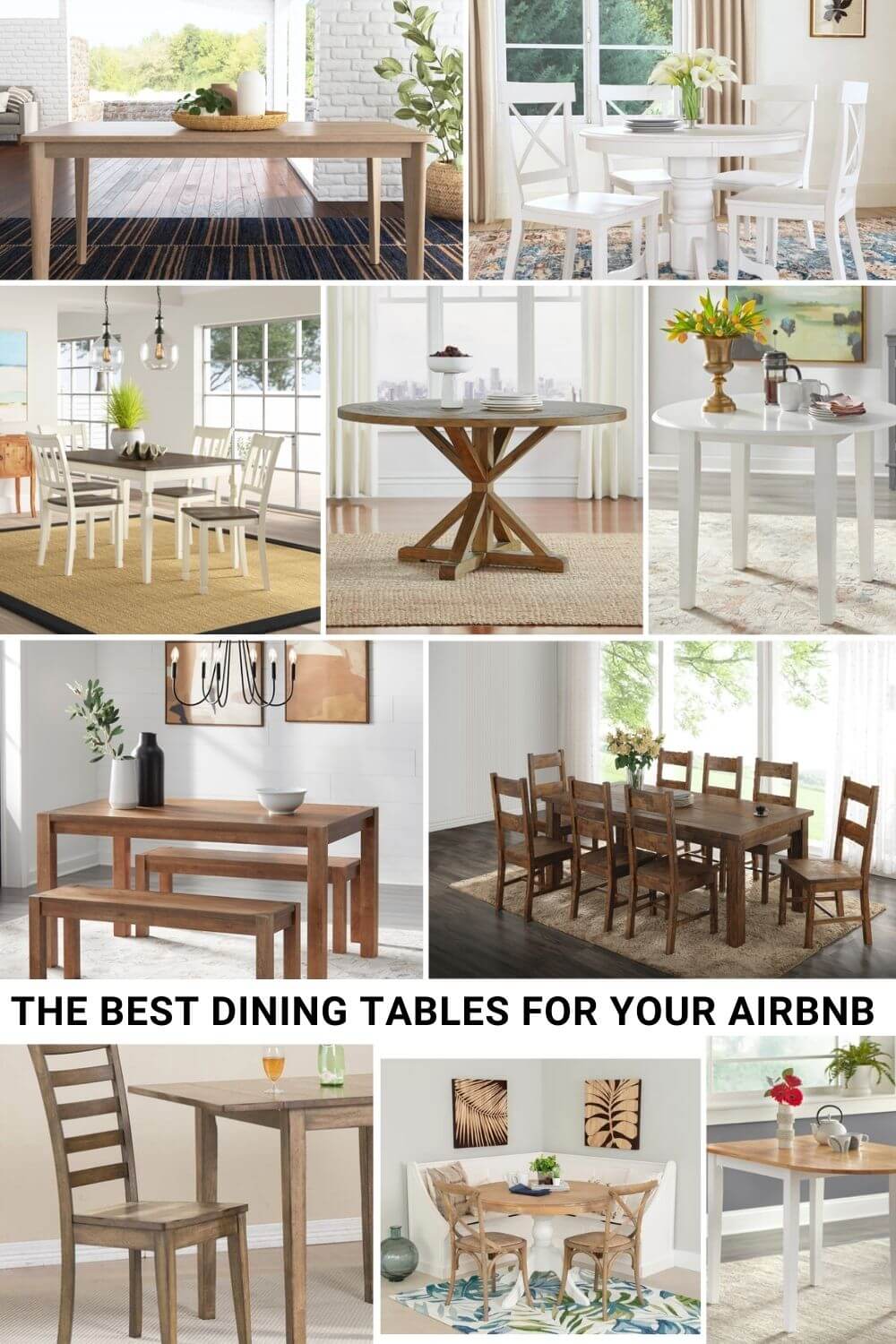 Airbnb Dining Tables from Wayfair