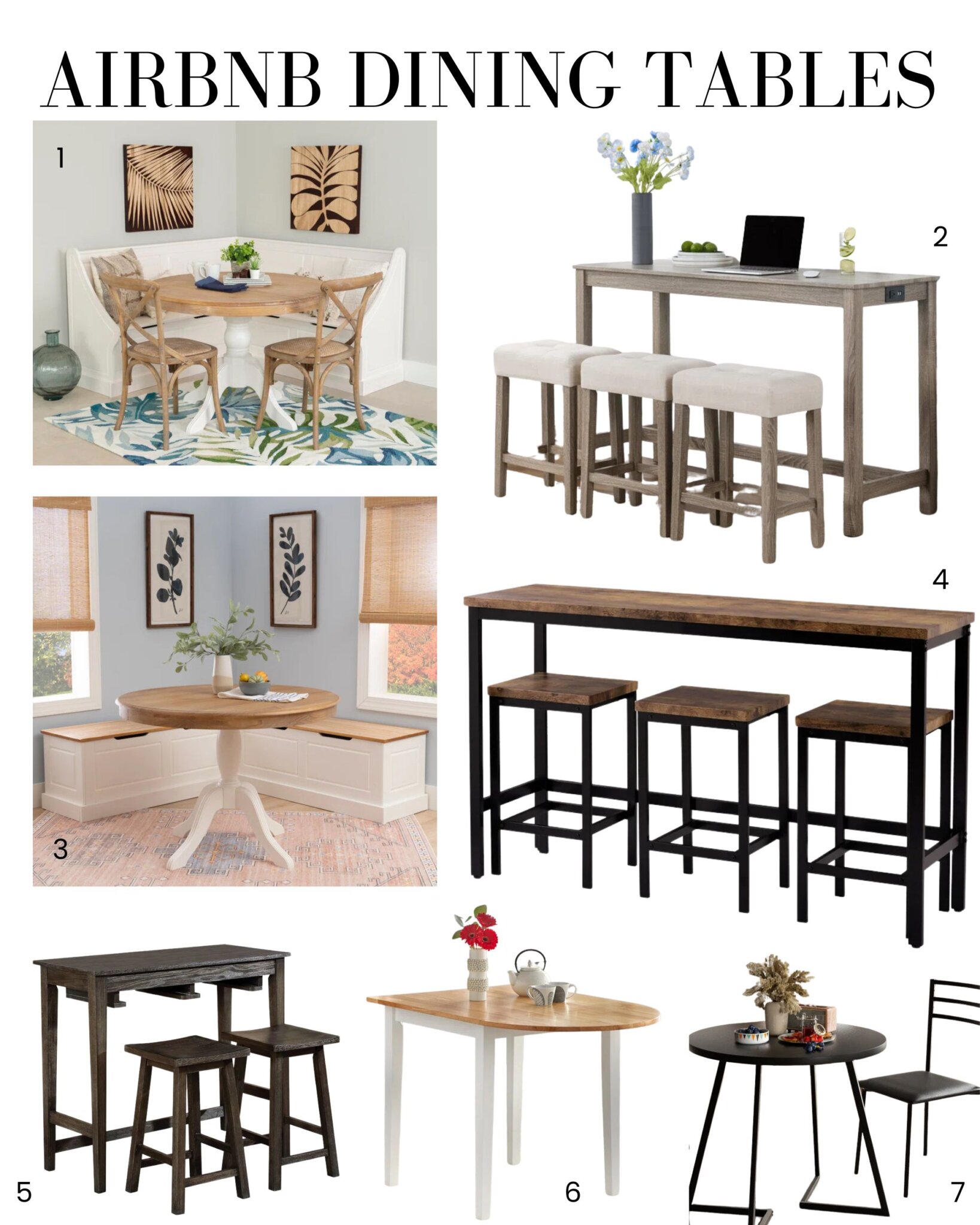 Unique Airbnb Dining Tables Wayfair