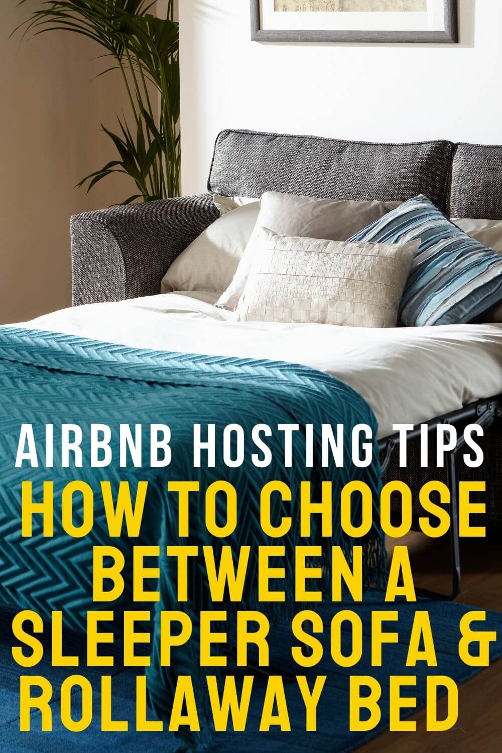 Airbnb Rollaway Bed and Sofa Bed