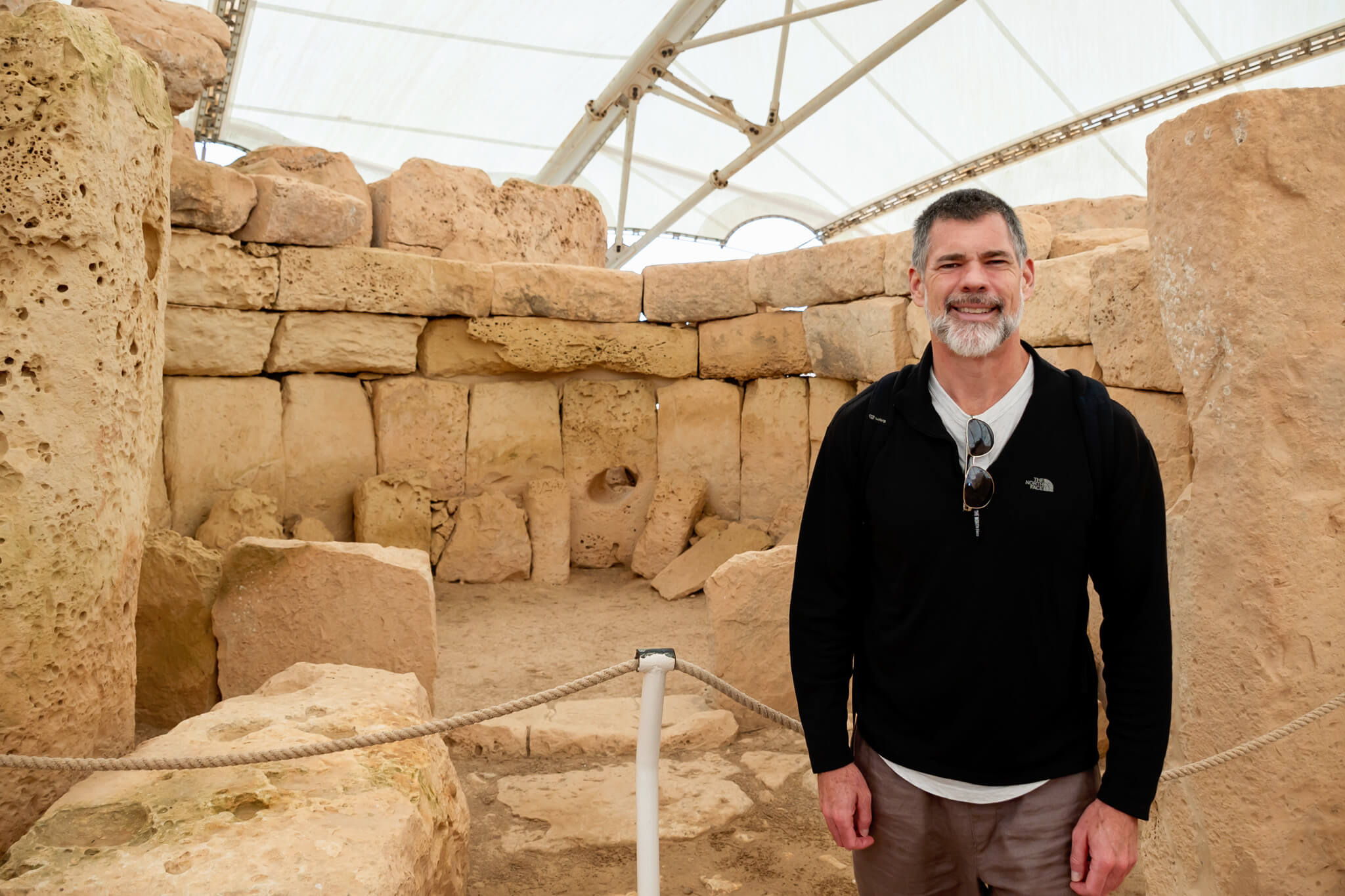Visiting Hagar Qim and Mnajdra prehistoric megalithic temples in Malta