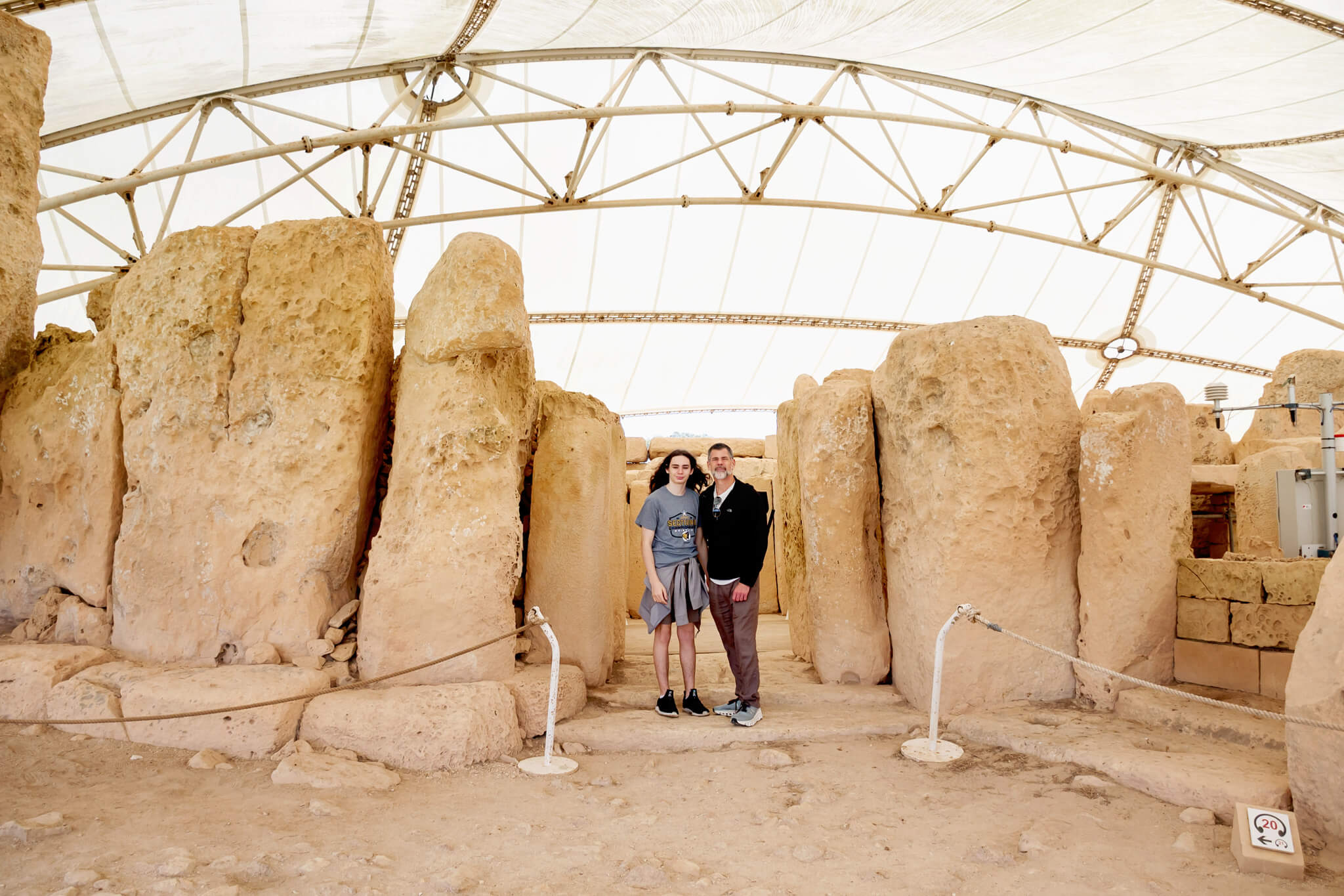 Visiting Hagar Qim and Mnajdra prehistoric megalithic temples in Malta
