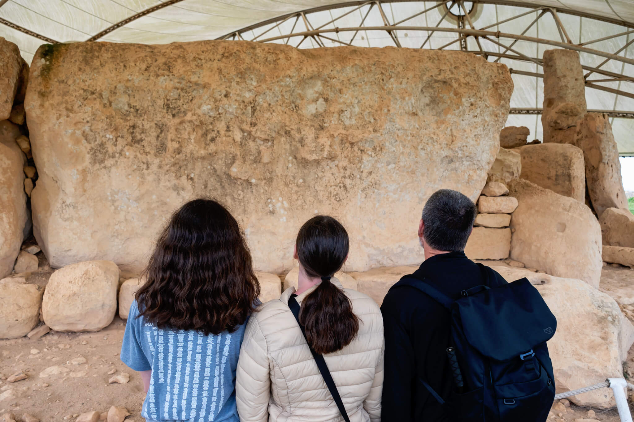 Visiting Hagar Qim and Mnajdra prehistoric megalithic temples in Malta