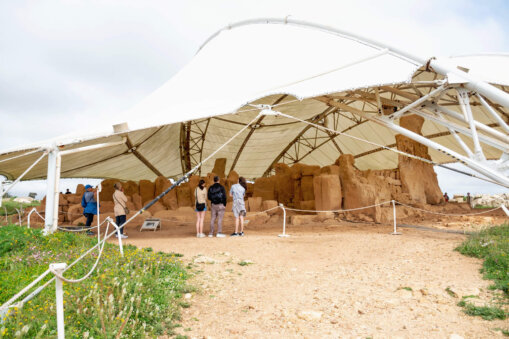 Visiting Hagar Qim and Mnajdra prehistoric megalithic temples in Malta