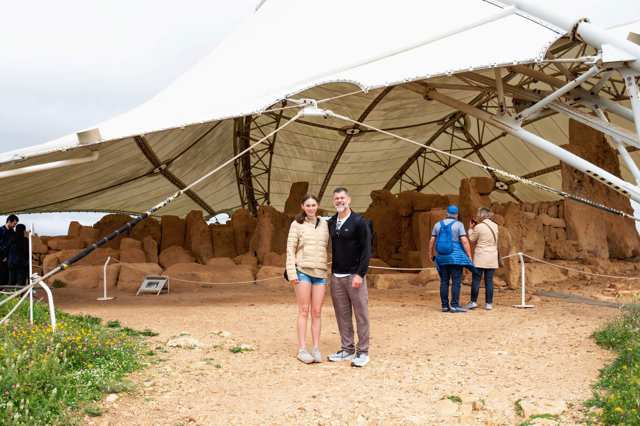 Visiting Hagar Qim and Mnajdra prehistoric megalithic temples in Malta