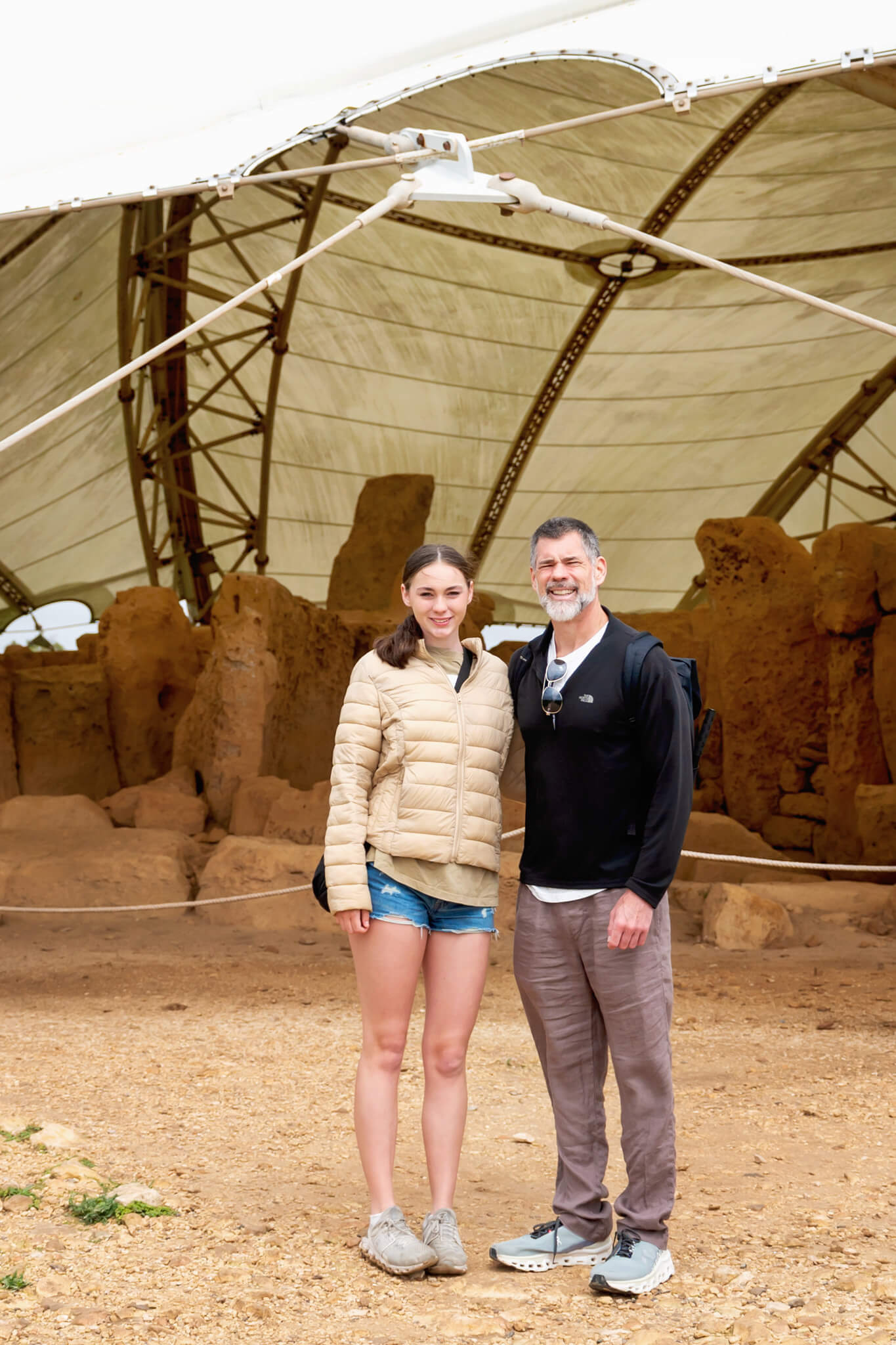 Visiting Hagar Qim and Mnajdra prehistoric megalithic temples in Malta