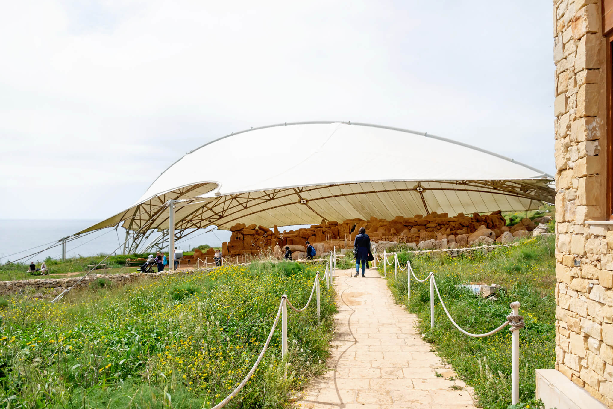 Visiting Hagar Qim and Mnajdra prehistoric megalithic temples in Malta