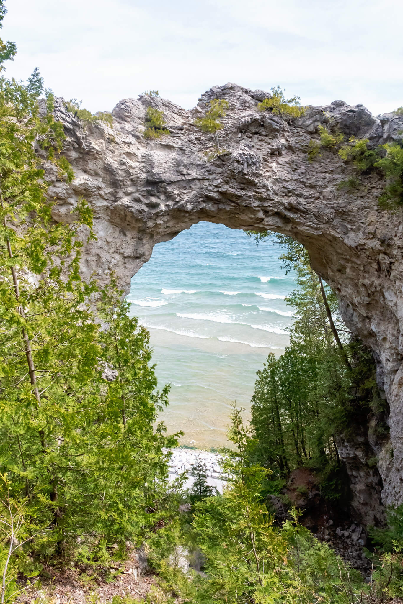 Arch Rock On Mackinac Island
