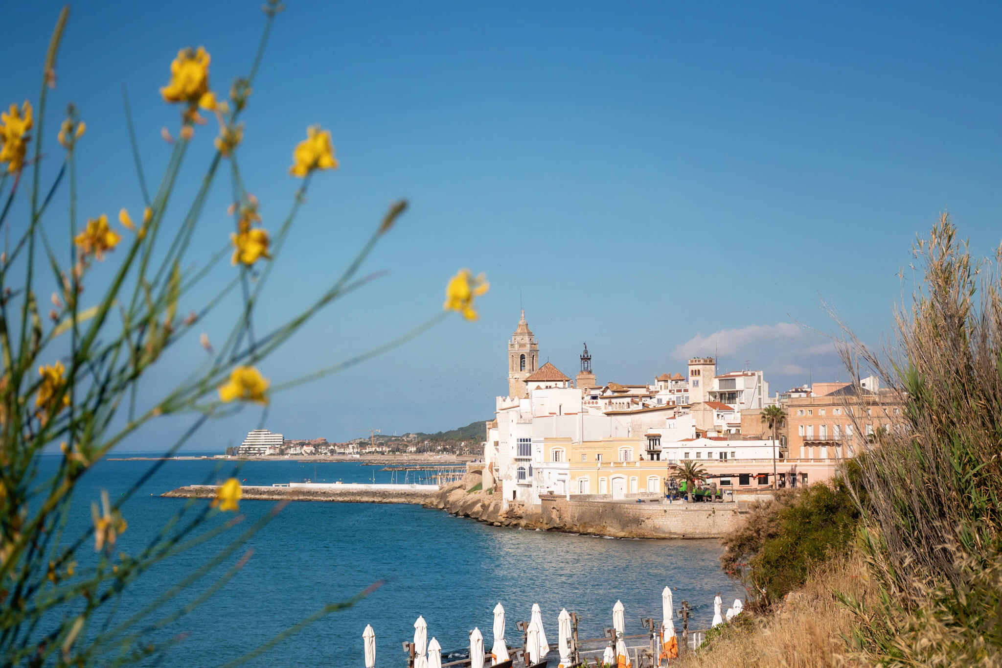 view of Sitges Spain