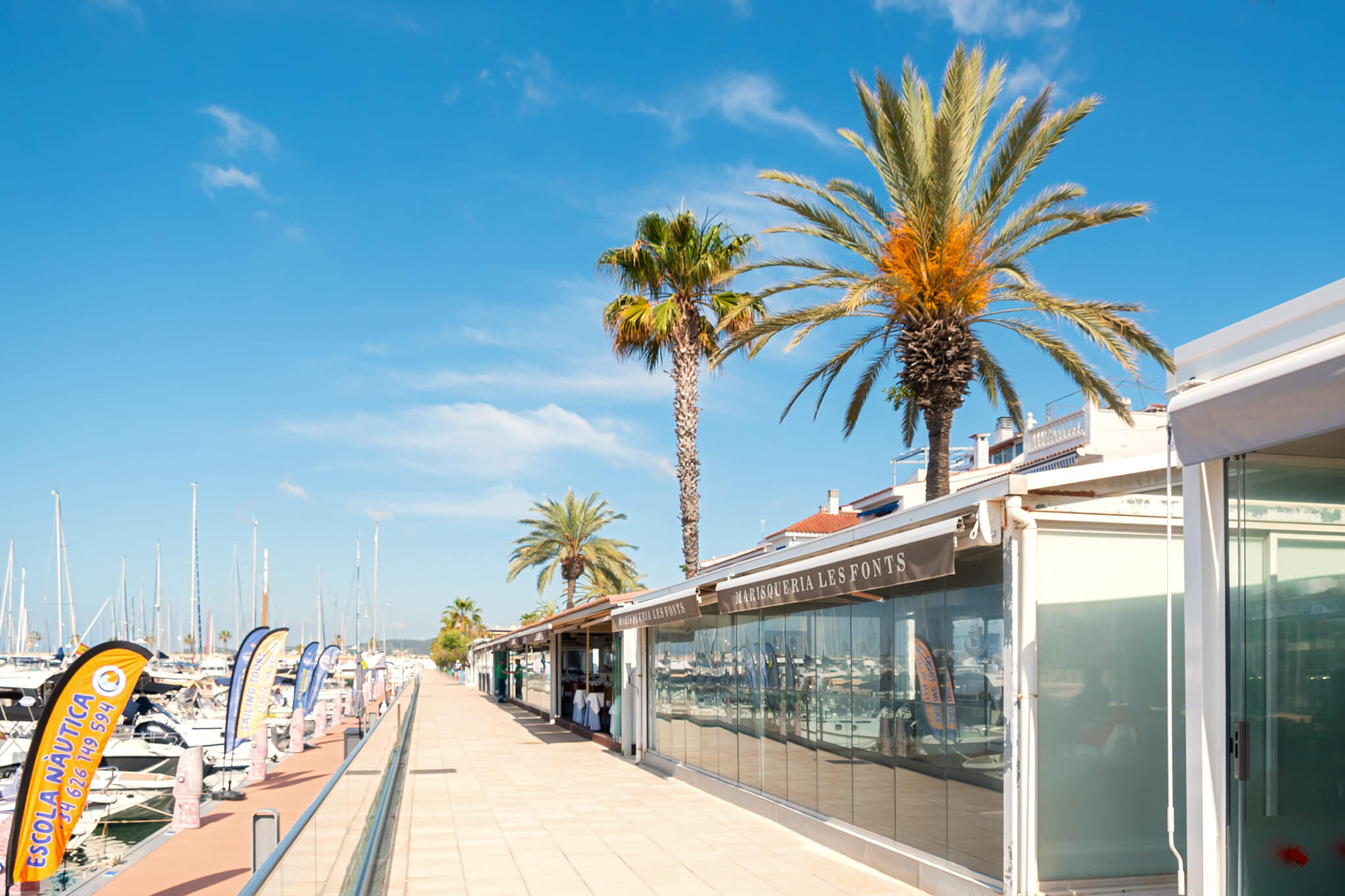 promenade at Sitges marina