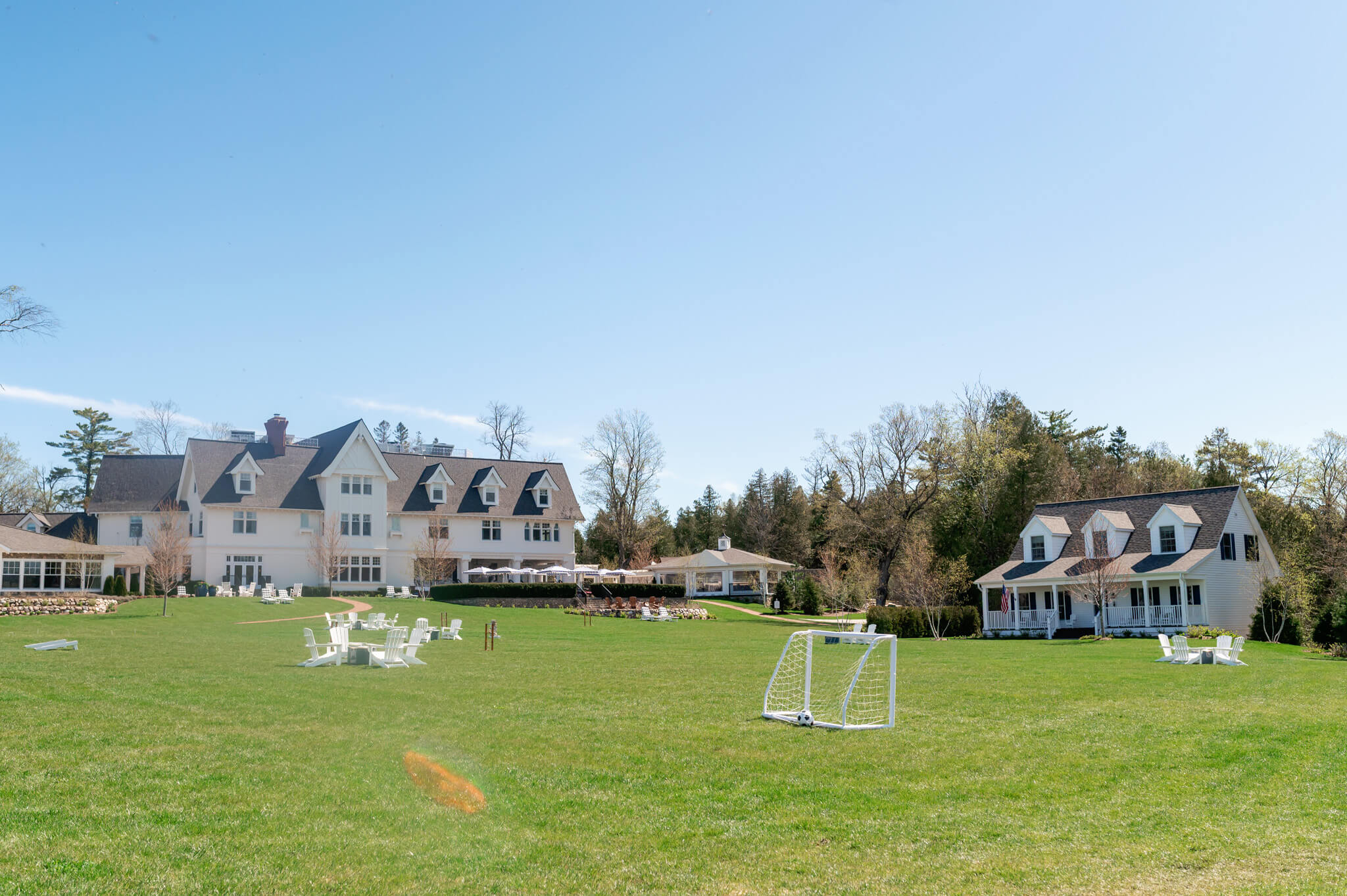 The Straits Lawn at The Inn at Stonecliffe Mackinac Island Michigan