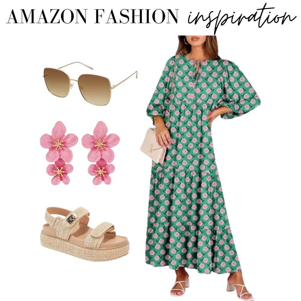 Pink and green Amazon Summer Outfits