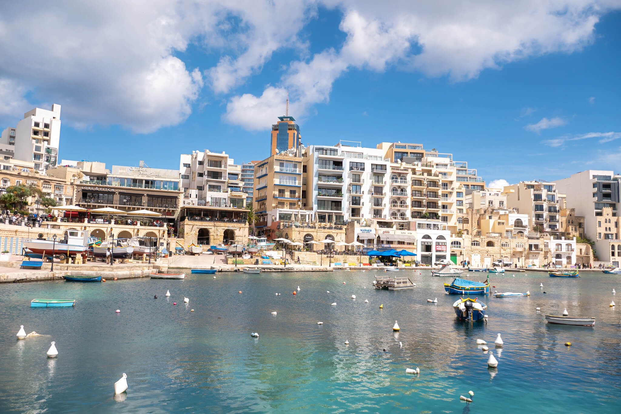 St Julians Harbor Malta