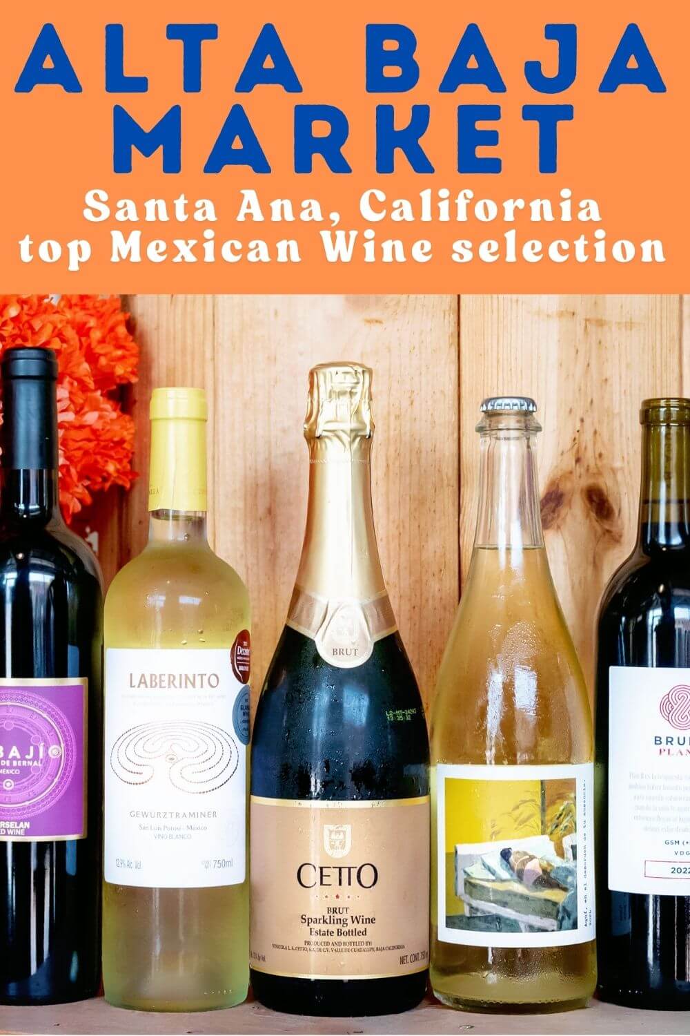Alta Baja Market Santa Ana California Mexican Wine Selection