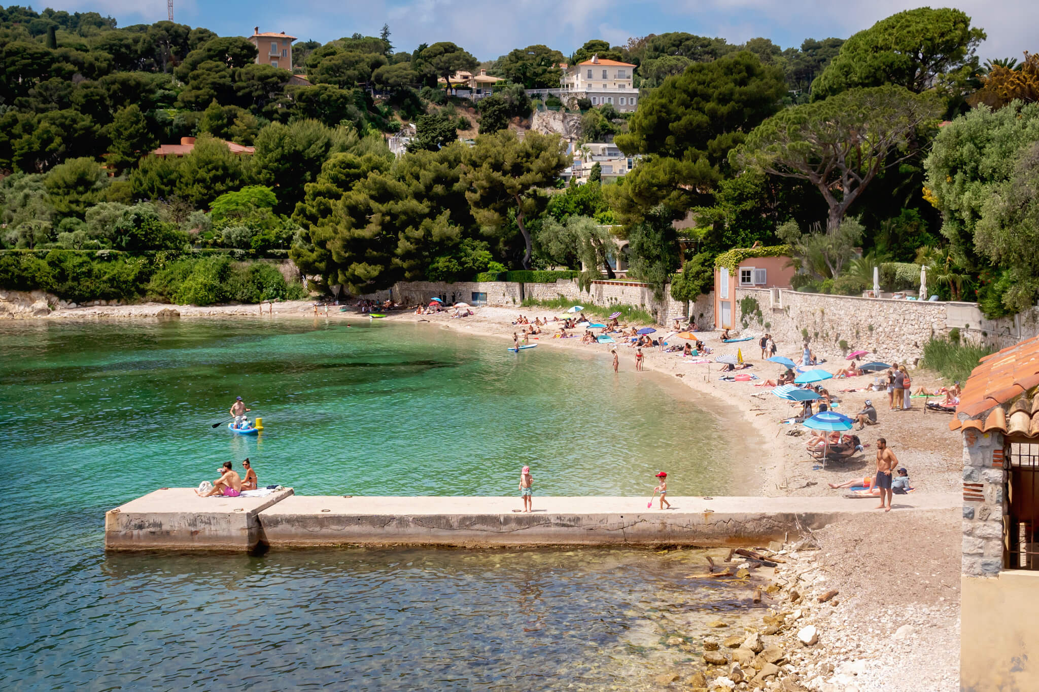 beach in Cap Ferrat
