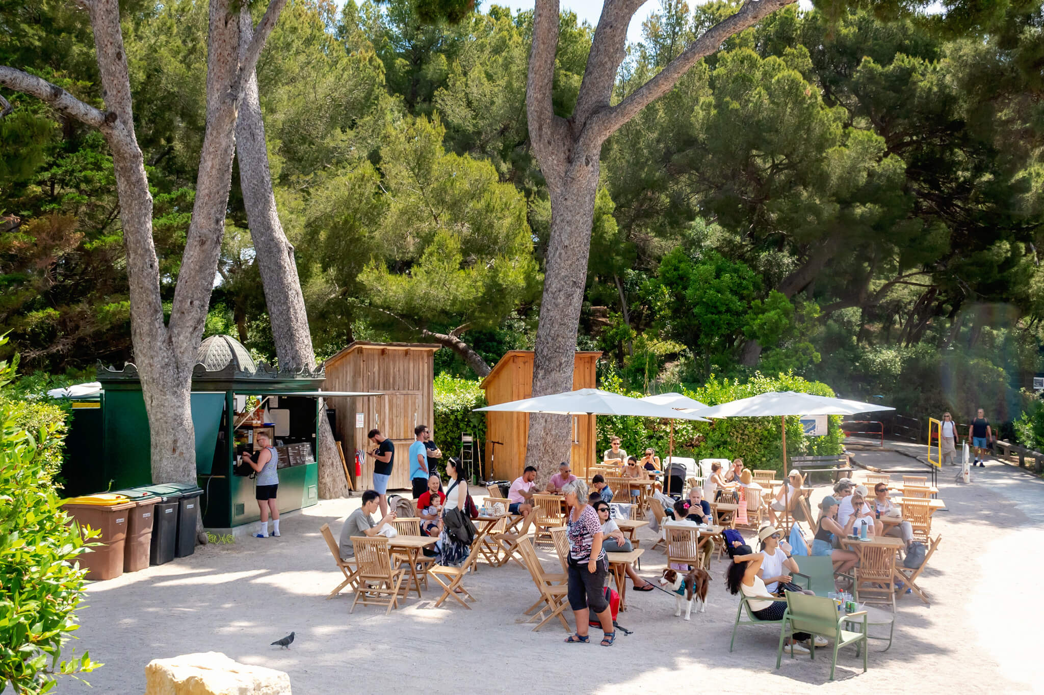 Cafe on Saint Jean Cap Ferrat Coastal Path