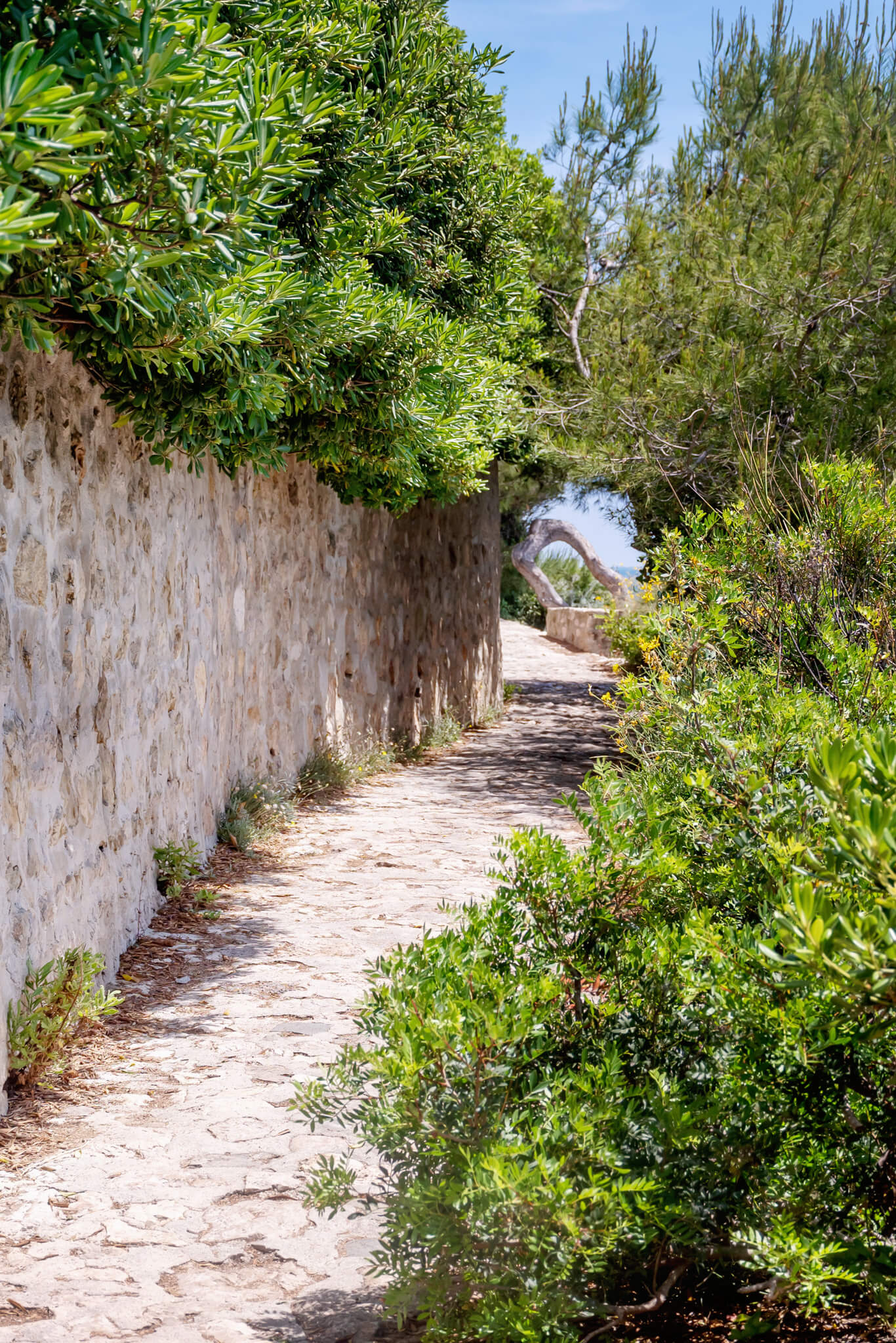 Scenary along the Walking along Cap Ferrat Coastal Path
