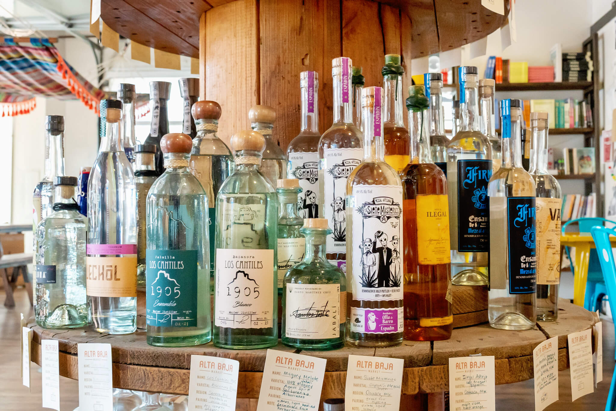 Spirits at Alta Baja Market Santa Ana California