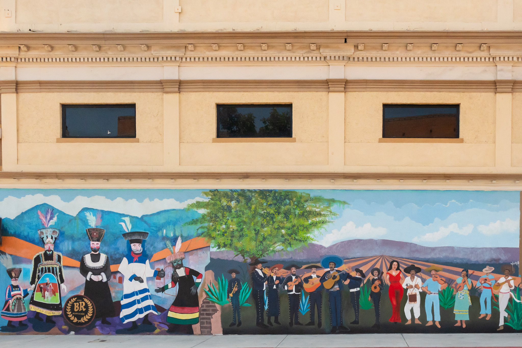 Murals in downtown Santa Ana California