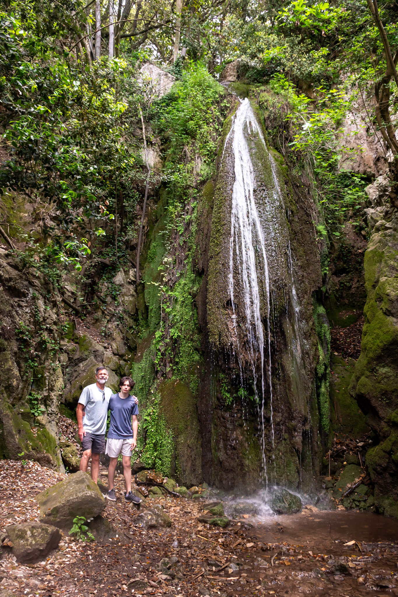 waterfall in Eze France nietzsche path