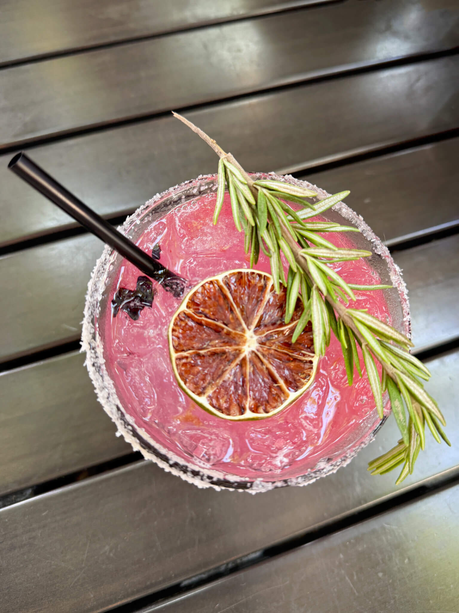 Cocktail at Benchmark Restaurant Santa Ana Ca