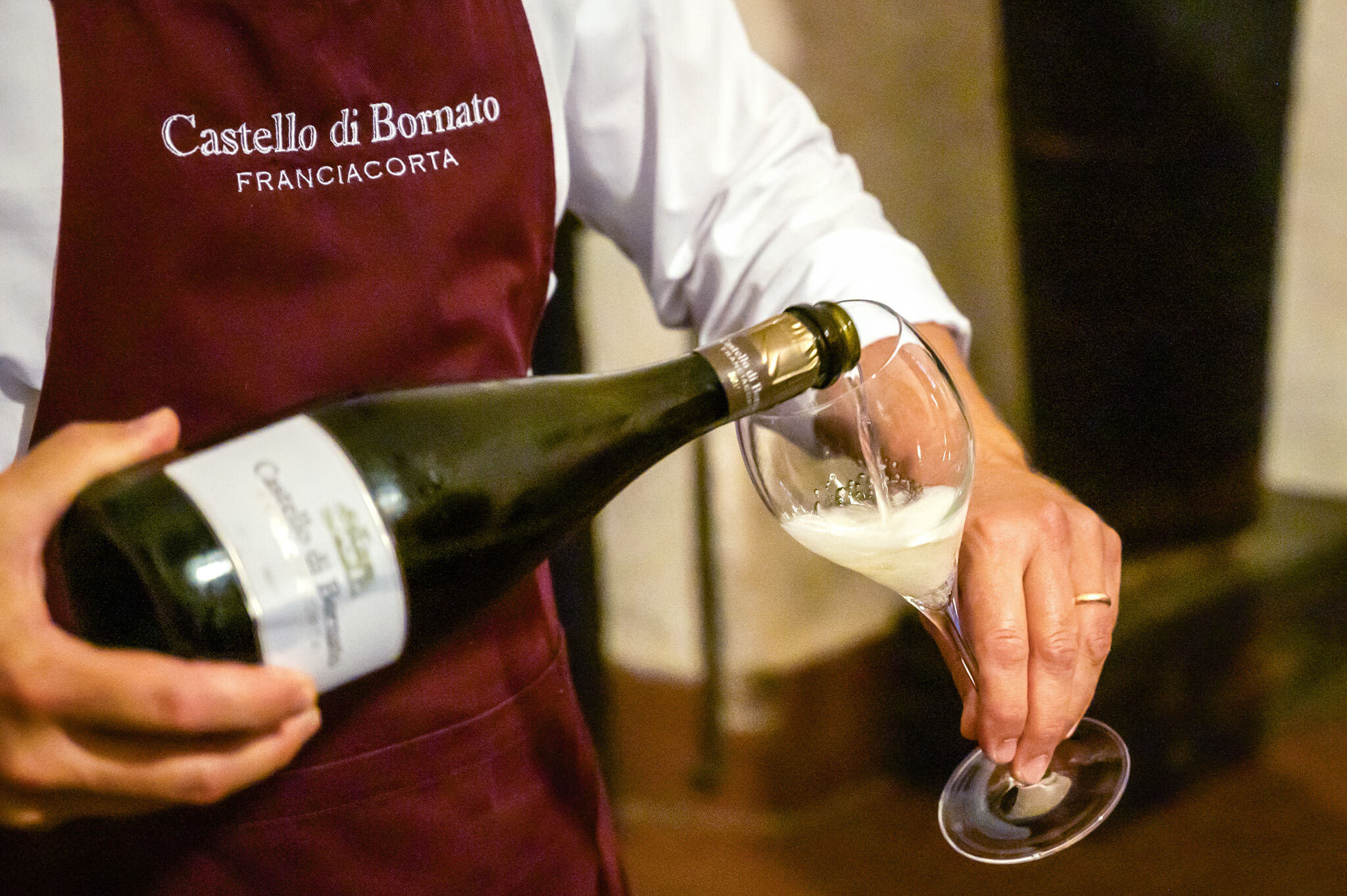 Tasting Franciacorta  Wine at Castello di Bornato