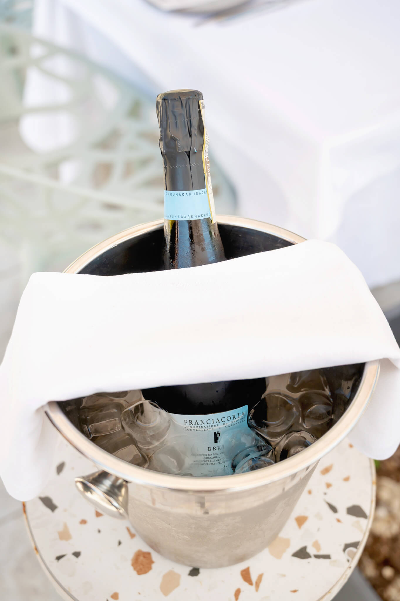 Drinking Franciacorta Wine on Lake Iseo in Northern Italy