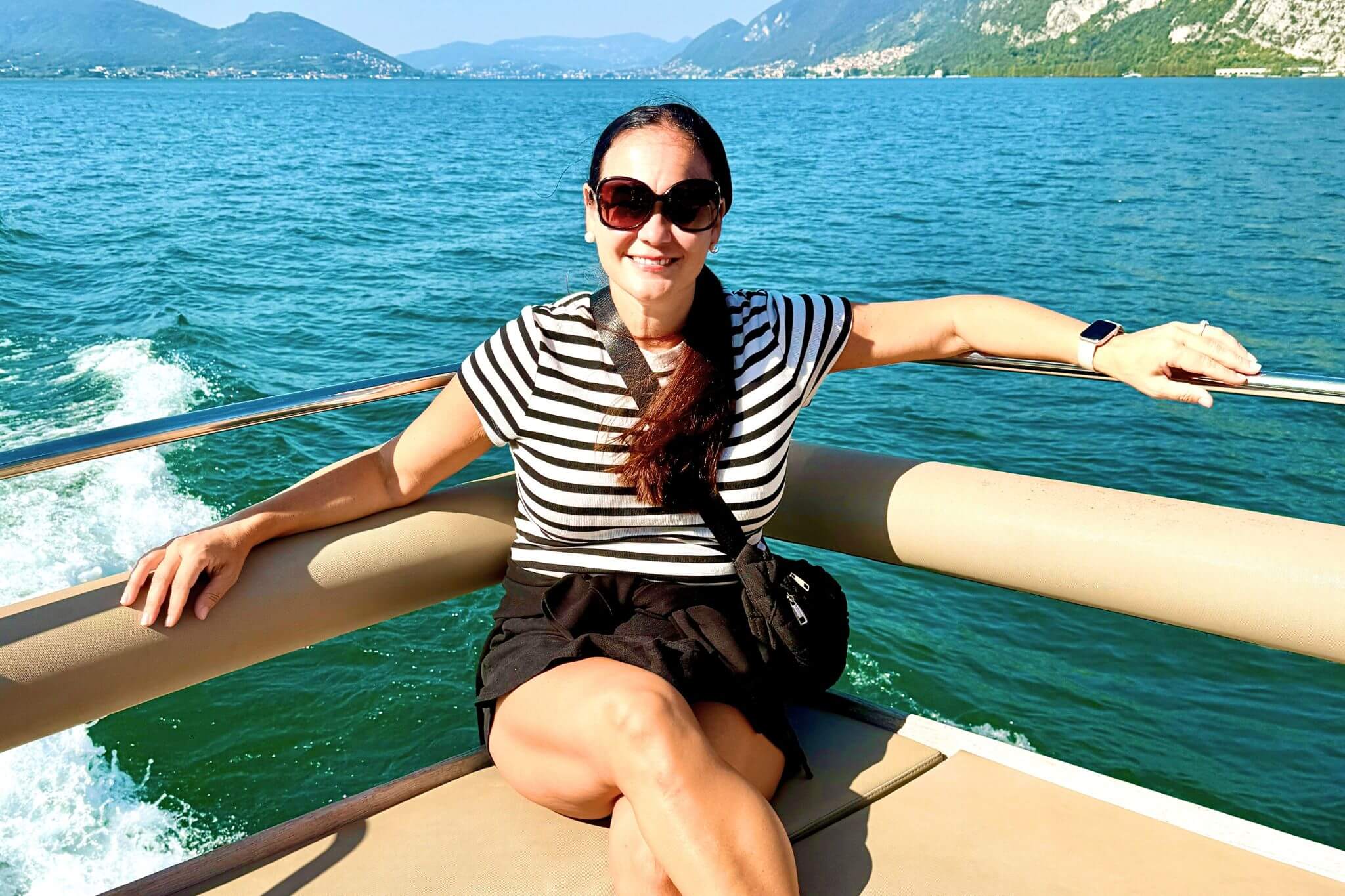 Sarah Wearing Her Apple Watch As An Airbnb Tool