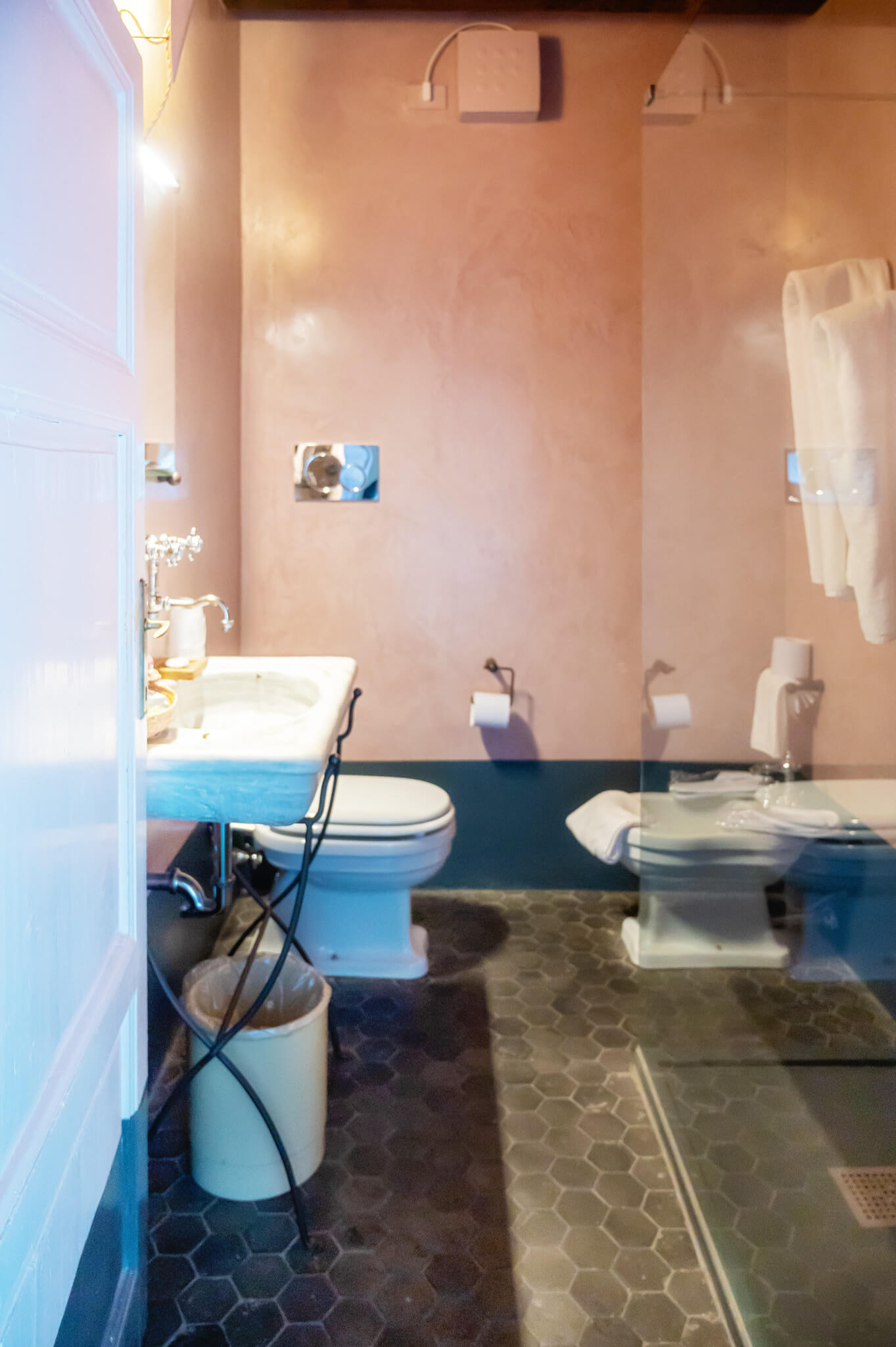 Bathroom at Cappuccini Resort Franciacorta Bescia Italy